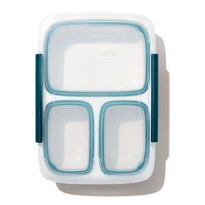 Prep & Go 3-compartment food container, 26.7 x 18.4 cm, plastic - OXO