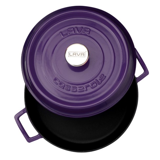 Katls, čuguns, 28 cm / 3,5 l, "Trendy", violeta - LAVA