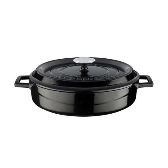 Steelpan, gietijzer, 28 cm / 3,5 l, "Trendy", zwart - LAVA