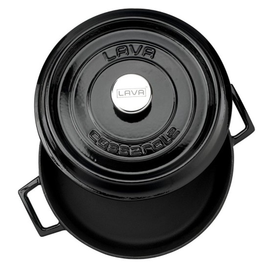 Steelpan, gietijzer, 28 cm / 3,5 l, "Trendy", zwart - LAVA