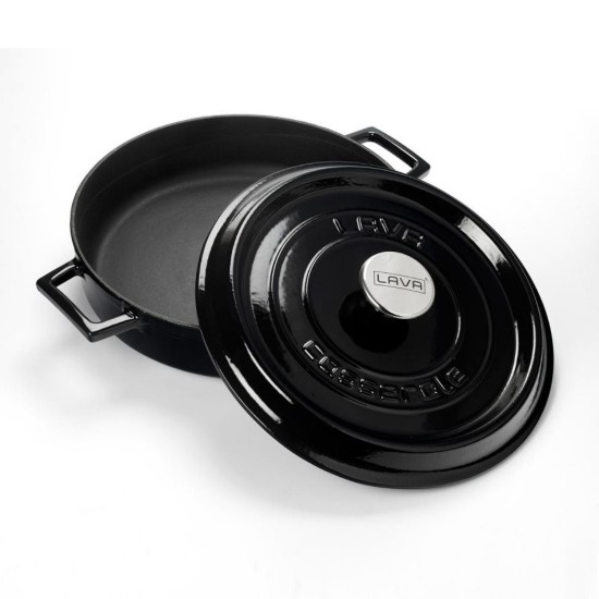 Steelpan, gietijzer, 28 cm / 3,5 l, "Trendy", zwart - LAVA
