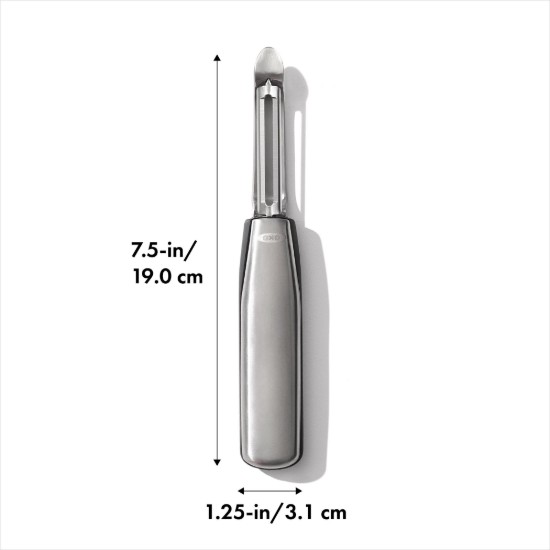 Dunschiller met draaibaar lemmet, roestvrij staal - OXO