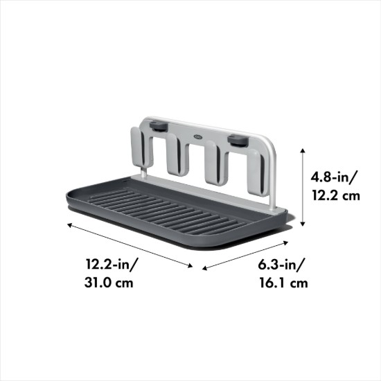 Stendibottiglie, 31 x 16 x 12,2 cm, alluminio - OXO