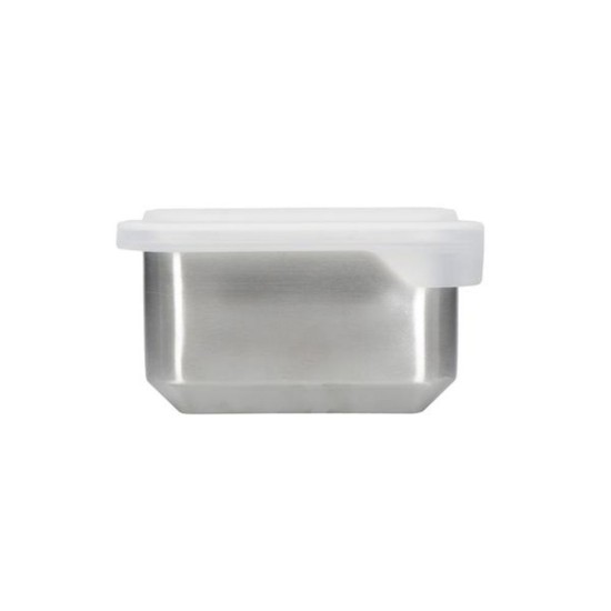 Stainless steel food container, 11 × 15 × 9 cm, MasterClass range – made by Kitchen Craft