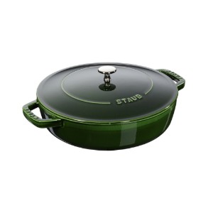 Chistera braadpan, gietijzer, 28 cm, Basil - Staub