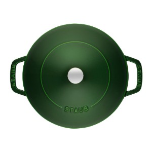 Chistera braadpan, gietijzer, 28 cm, Basil - Staub