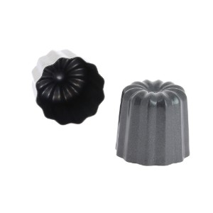 Set di stampi da forno Canneles 4 pezzi, acciaio, 5,5 cm - da Buyer