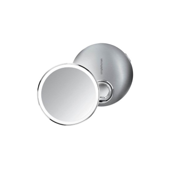Zakmake-upspiegel met sensor, 10,4 cm, Brushed - simplehuman