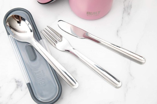Set tacamuri calatorie, inox - Built