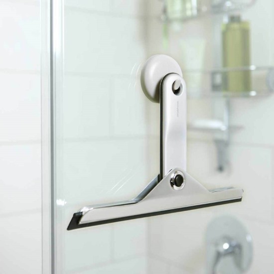 Tergipavimento pieghevole per cabina doccia, 26 cm - simplehuman