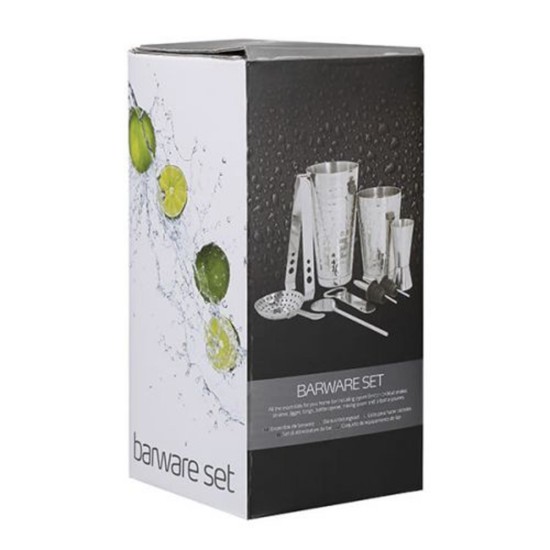 Set voor het bereiden van cocktails, RVS, 8 stuks – Kitchen Craft