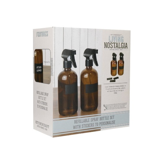 Set di 2 flaconi con spruzzatore, 500 ml - prodotto da Kitchen Craft