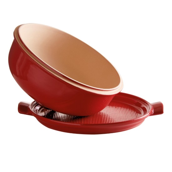 Broodbakset, keramiek, 28,5 cm, Burgundy - Emile Henry