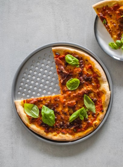 Round pizza tray, 33 cm, steel – made by Kitchen Craft