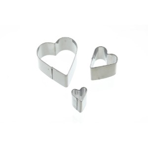 Set van 3 uitstekers, om te decoreren met marsepein, 10 - 45 mm - van Kitchen Craft