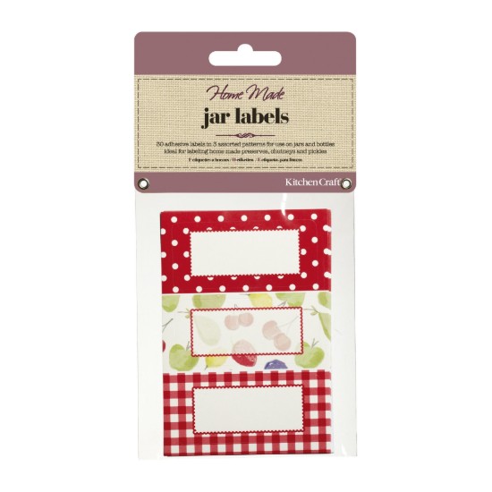 Set di 30 etichette per vasetti, orchidee - di Kitchen Craft