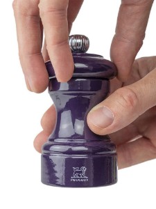Pepper mill, 10 cm, "Bistrorama", Eggplant - Peugeot
