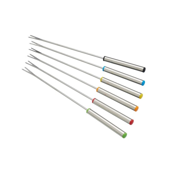Set per fonduta da 8 pezzi, realizzato in ghisa smaltata - di Kitchen Craft