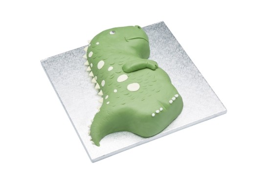 Dinosaur-shaped pastry mould, 22 x 32 x 5 cm, anodized aluminum - Kitchen Craft