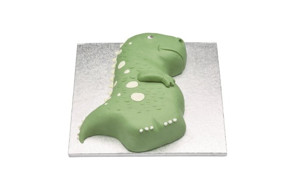 Dinosaur-shaped pastry mould, 22 x 32 x 5 cm, anodized aluminum - Kitchen Craft