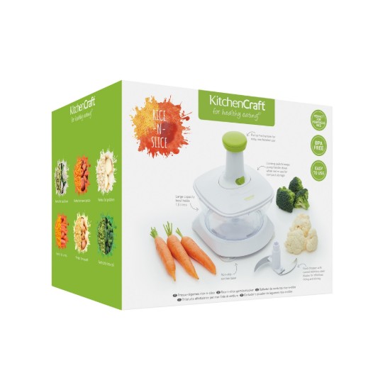 Affettatrice e affettatrice della gamma "Healthy Eating", 1,5 l - prodotta da Kitchen Craft