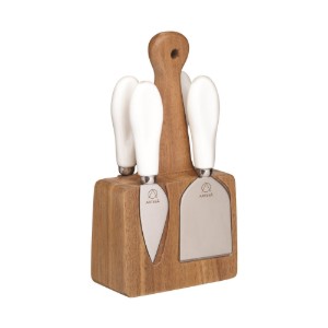 Set van 5 messen voor zuivel, roestvrij staal, "Artesa" - Kitchen Craft