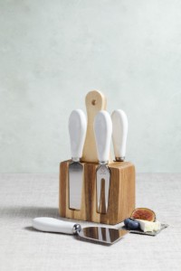 Set van 5 messen voor zuivel, roestvrij staal, "Artesa" - Kitchen Craft