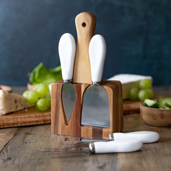 Set di 5 coltelli per latticini, acciaio inox, "Artesa" - Kitchen Craft