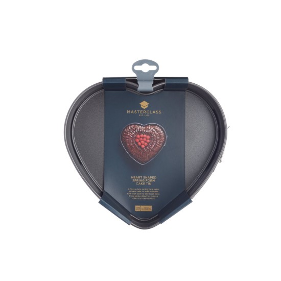 Stampo da forno, a forma di cuore, 23 cm, acciaio – prodotto da Kitchen Craft