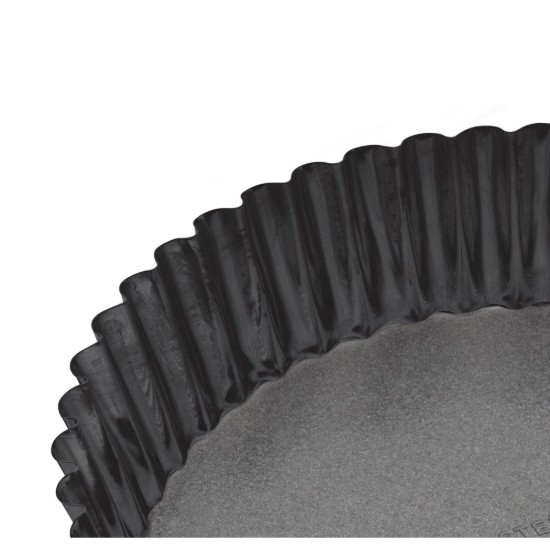 Teglia alta per crostate, 25 cm, acciaio - di Kitchen Craft