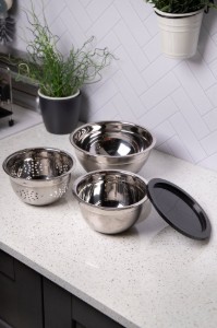 Set di ciotole da 4 pezzi, acciaio inossidabile - di Kitchen Craft