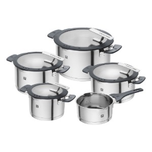 9-delige pannenset, RVS, "Simplify" - Zwilling