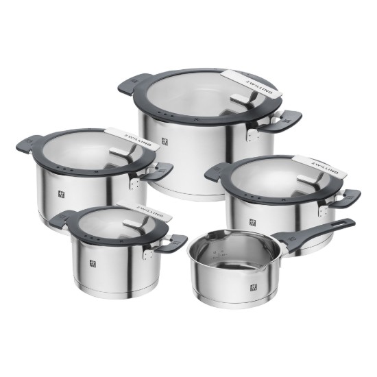 Batteria di pentole 9 pezzi, acciaio inossidabile, "Simplify" - Zwilling