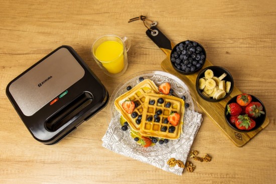 3-in-1 sandwich maker, 2 slices, 800 W - Zokura