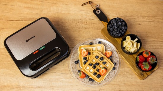 3-in-1 sandwich maker, 2 slices, 800 W - Zokura