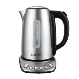 Bollitore elettrico, 1,7 L, 2200 W, 4 temperature preimpostate - Zokura
