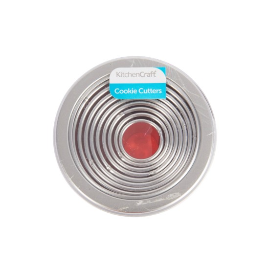 Set di 11 forme per tagliare la pasta per torte, 10 cm, metallo - di Kitchen Craft