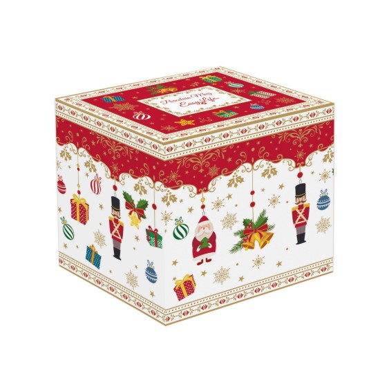 Porcelain mug, 370 ml, <<CHRISTMAS ORNAMENTS>> - Easy Life brand