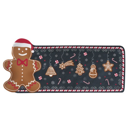 Serveerschaal, 36 × 16 cm "GINGERBREAD" - Easy Life