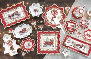 Addobbi per albero di Natale 6 pezzi, porcellana, CHRISTMAS MEMORIES - Easy Life