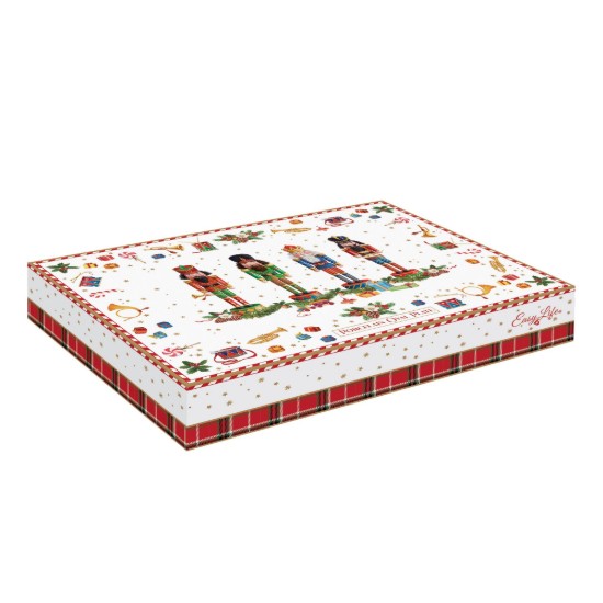 Ovalt brett 27 × 17 cm "VINTAGE NUTCRACKER", porselen - Easy Life