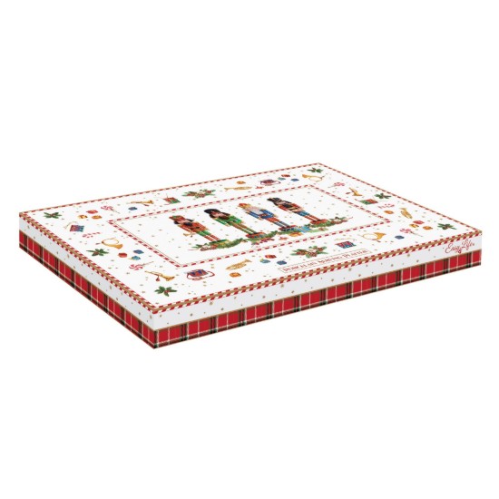 Prato de servir, 35 x 23 cm, "VINTAGE NUTCRACKER", porcelana - marca Easy Life