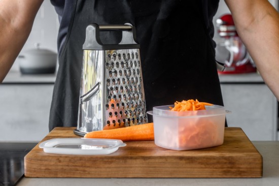 Multifunctionele rasp, met container, roestvrij staal - Kitchen Craft