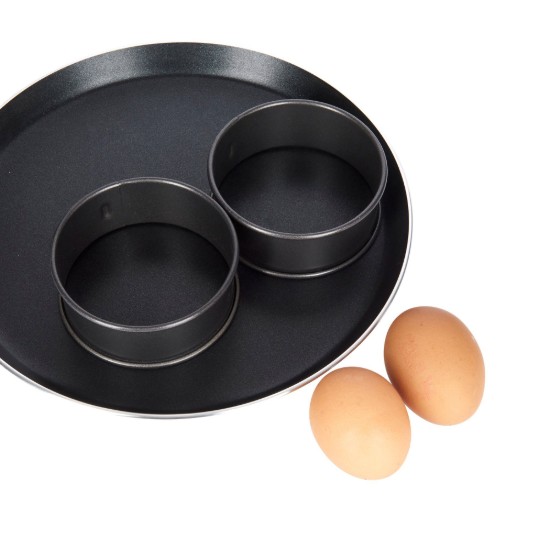 Set of 2 rings for cooking eggs, 9 cm, steel - by Kitchen Craft