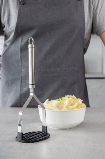 Pressa per purea manuale, resistente al calore, nera - Kitchen Craft