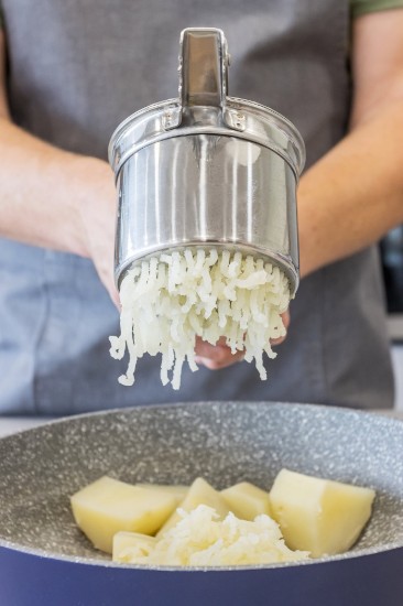 Schiacciaverdure/spremiagrumi, acciaio inossidabile, "Master Class" - Kitchen Craft