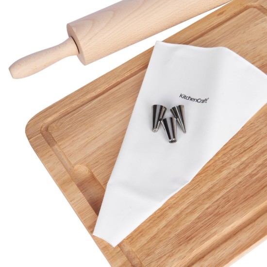 Gebaksspuitzak met 26 spuitmondjes - Kitchen Craft