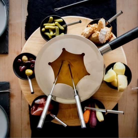 24-piece fondue set, stainless steel, "Artesa" - Kitchen Craft