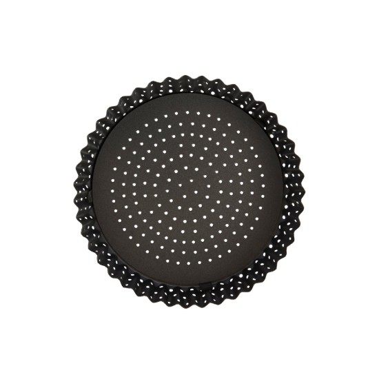 Tava perforata pentru tarte, 18 cm, otel - Kitchen Craft
