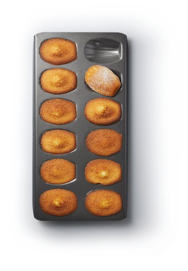 Madeleine-Backform, 40 x 20 cm, Stahl – Kitchen Craft